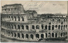 1928 Rome - Flavian Amphitheater or Colosseum DOPOLAVORO FP B/W VG