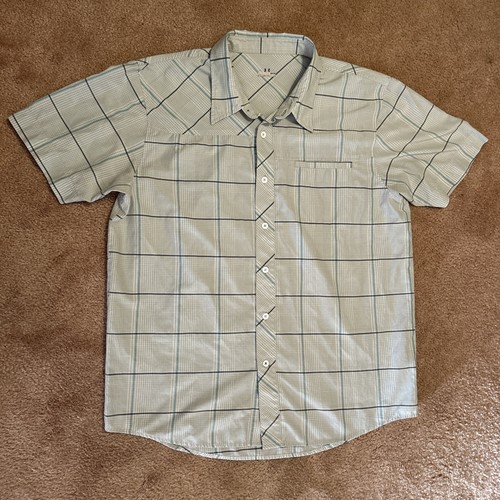 Under Armour Button Up Hemd Freizeit Ganzjahresausrüstung Kurzarm Herren Größe XL