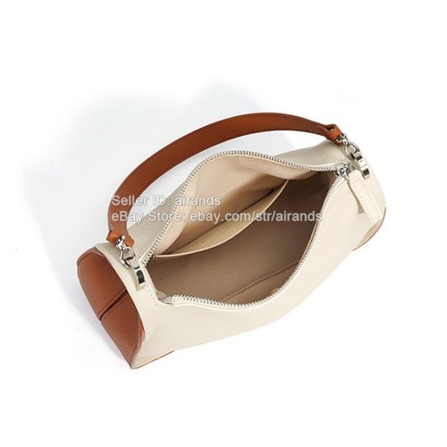 Elegante Bolso de Hombro de Cuero Blanco Grande para Mujer Trabajo Viaje Asa Superior Cartera - Imagen 7 de 23
