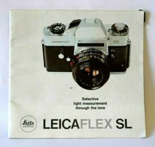 Excellent Leicaflex SL Brochure 1971 36 Pages  P-4044
