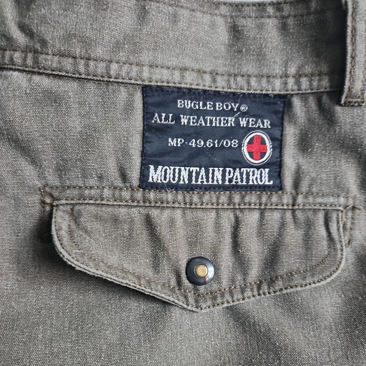 BUGLE BOY wide leg tech cargo pants skate rave Vtg 90s Y2K Men's