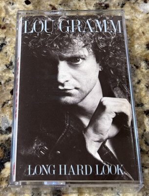 Lou Gramm - Long Hard Look 1989 (Audio Cassette) Atlantic Records
