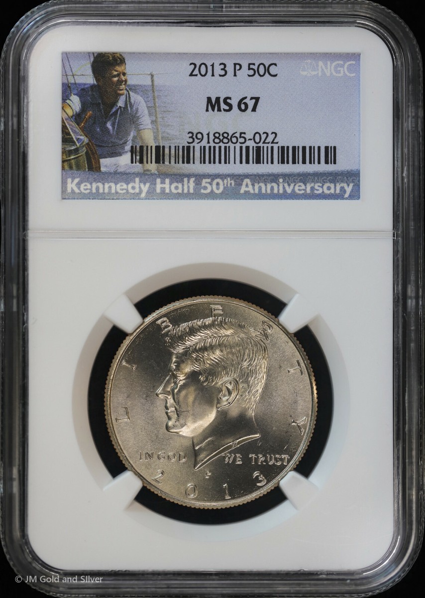 2013 P Kennedy Half Dollar NGC MS 67 | 50th Anniv. UNC BU | eBay