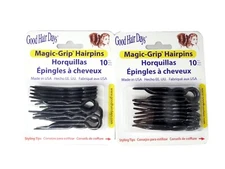 2 x Packs Magic Grip Hairpins 2 1/2" Black (20 Pcs) Good Hair Days