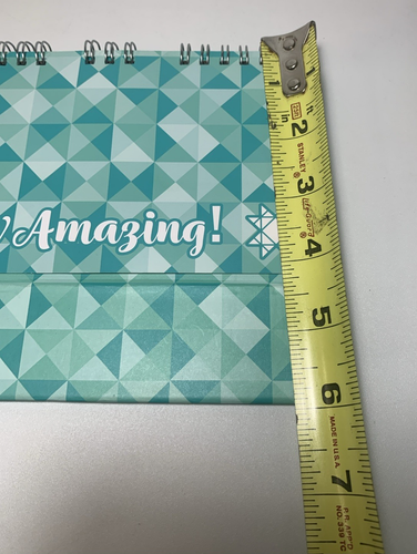 Tarjetas Calendario: Calendario 12 Meses, Diseño "Make Today Sew Amazing", Turquesa - Imagen 4 de 5