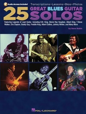 Dave Rubin: 25 Great Blues Guitar Solos - Buch Hal Leonard Music Publishing