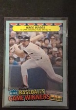 1987 Fleer Limited Edition Baseball's Game Winners - Wade Boggs #5