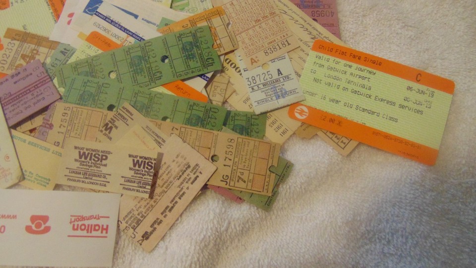DEALER / COLLECTOR LOT OF 150 TRAIN & BUS TICKETS;USA ENGLAND & MORE | eBay