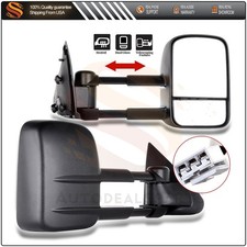 Power Side Towing Mirrors For 97-03 Ford F150 97-99 F250 Light Duty Pair Set