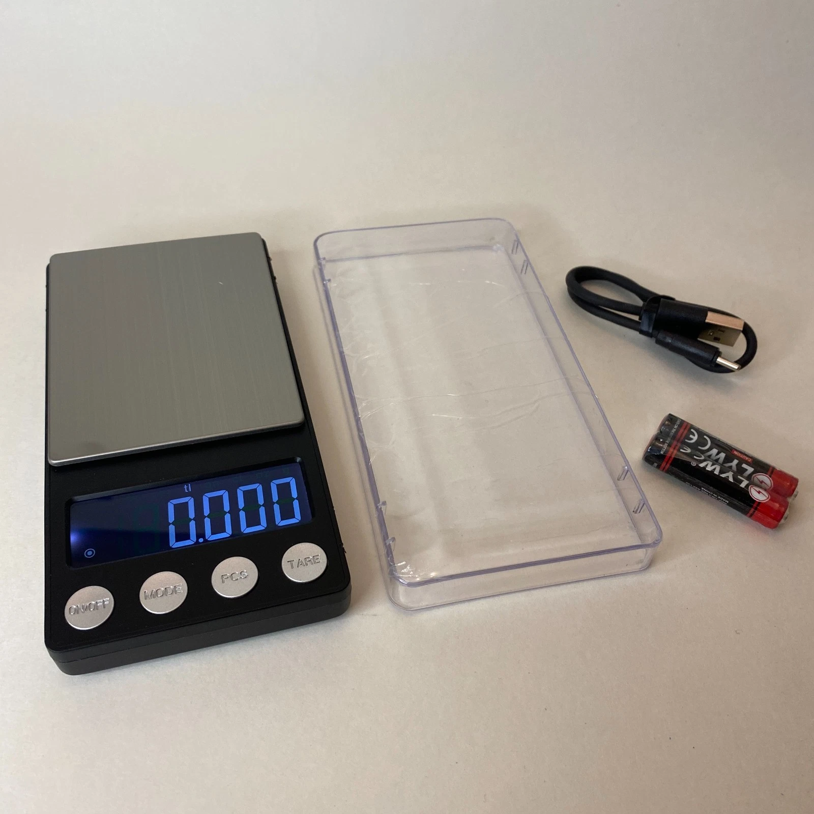 Digital Pocket Scale 500g/0.01g Usb Charging and AAA Battery with Counting WU1
Opens in a new window