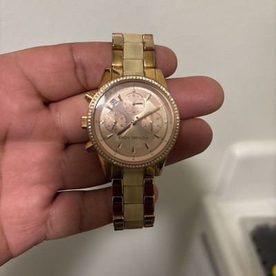 Michael Kors Damenuhr ''Ritz'' roséfarben Acetat #MK6493