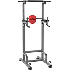 Power Tower Pull Up Bar Station Workout Dip Station for Home Gym Strength Tra...