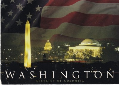 WASHINGTON DISTRICT OF COLUMBIA ~ GEBRAUCHT ~ VERSCHICKT ~ POSTDATUM AUF KARTE 2014