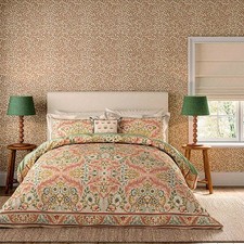 Morris & Co for V&A Earthly Paradise Duvet Cover Set Rose And Pale Olive
