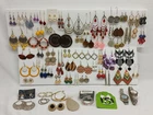 VTG-Modern Costume Jewelry Earring Lot 65 Pairs