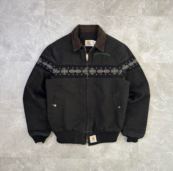 Vintage 90s Carhartt Duck Santa Fe Jacket (JQ0405) Made in the USA