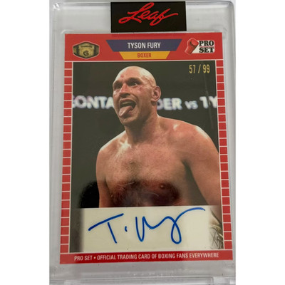 2021 Leaf Pro Set Tyson Fury Auto /99