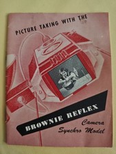 Kodak Brownie Reflex Camera Synchro Model Instruction Manual English Photo