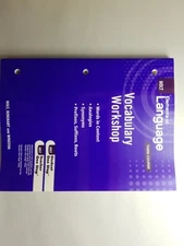 Holt Traditions Vocabulary Workshop