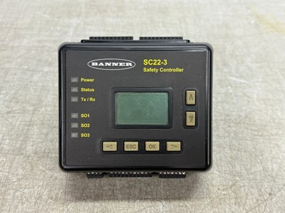 Banner SC22-3 Programable Safety Controller 6 PNP Output 24Vdc