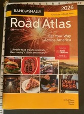 2026 Road Atlas : Reg by Rand McNally 2025, Sheet Map, Folded 