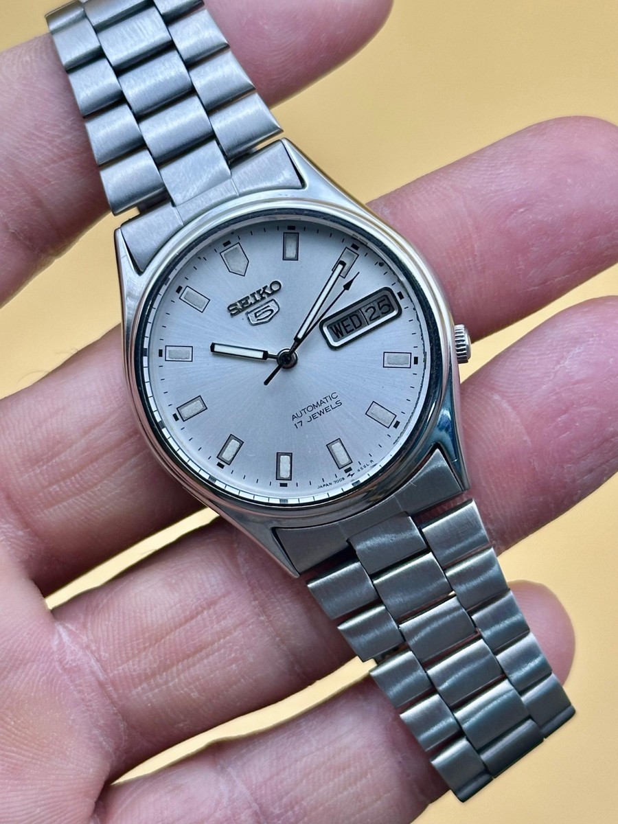 Vintage Seiko 5 Automatic Mens 21 Jewels Watch | eBay