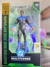 SDCC 2026 DC Multiverse Mcfarlane gold label John Stewart Ultraviolet Lantern