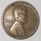 1936 Lincoln Wheat Cent Penny VF