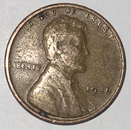 1936 Lincoln Wheat Cent Penny VF
