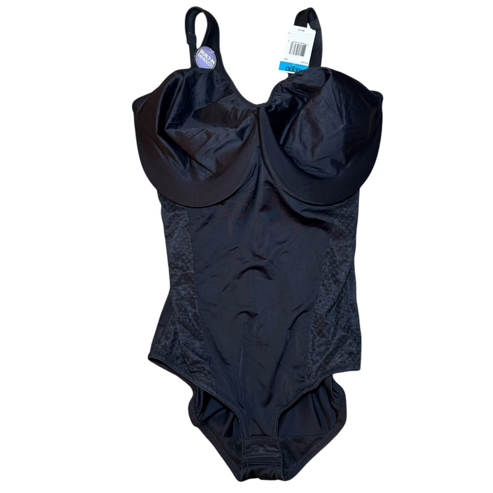 Body modelador corporal Bali para mujer con control firme 40DDD negro minimizador nuevo con etiquetas Foto 3 de 4