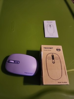 Tecknet Wireless Quite Mouse (MODEL : TK-MS006) Light  Purple  (New) M2