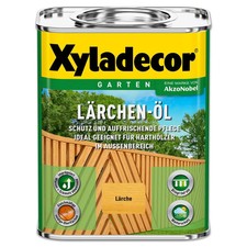 Xyladecor Olio di Larice 750 ml Olio per Legno Esterno Pavimento Terrazza Giardino Parquet Legno di Cerifera