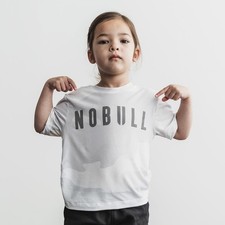 NWT NOBULL Kid s Camo Tee White Size S
