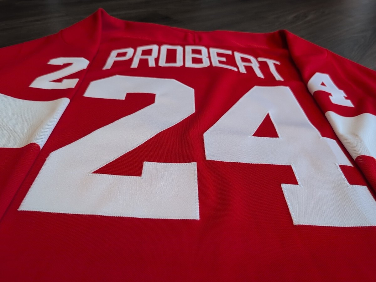 RARE VINTAGE BOB PROBERT DETROIT RED WINGS 1991-1992 75TH ANNIV