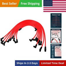 10mm High Performance Spark Plug Wire Set Fit for HEI BBC SBC 350... Fast Ship