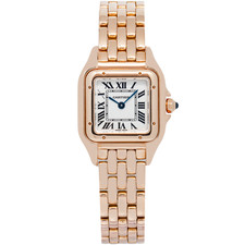 Cartier Panthere 4025 WSPN0006 18K Rose Gold White Dial Quartz Women's 23mm