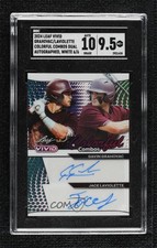 2024 Leaf Vivid White Prismatic 6/6 Gavin Grahovac Jace LaViolette Auto 13u1
