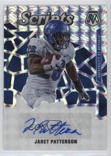 2021 Panini Mosaic Draft Picks Scripts Mosaic Jaret Patterson #SM-JP Auto 0cv