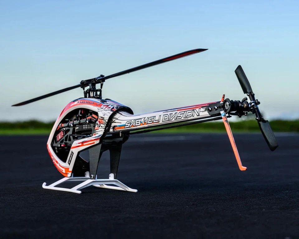 SAB Goblin ILGoblin Pro 420 Electric Helicopter Kit (Orange/White) [SABSG426] - Image 3 of 4
