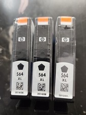 GENUINE HP 564XL CN684WN Black Ink Cartridge 3-Pack/no box