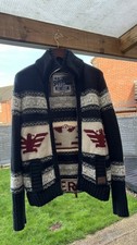 Superdry Mens Buffalo Knit Cardigan Winter Warm size XL