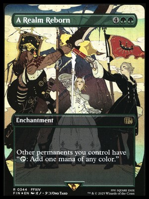 A Realm Reborn (Borderless) Final Fantasy Foil