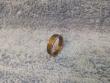 Ohio Handcrafted Washington Quarters coin ring, size 10 2002