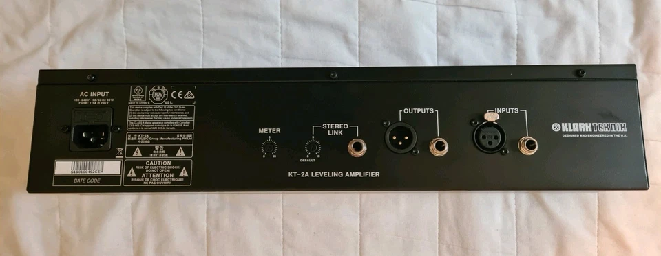 Klark Teknik KT-2A LA-2A Clone Rack Studio Tube Compressor/Limiter Upgraded JJ - Image 4 of 4