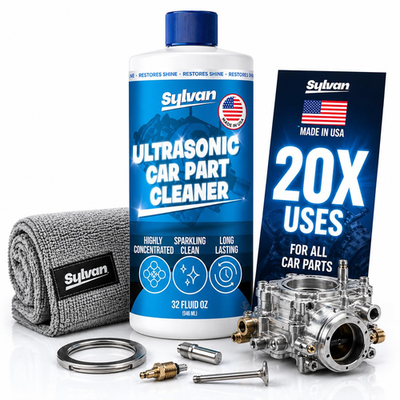 #ad Ultrasonic Carburetor amp; Parts Cleaner Solution Concentrate Free Cleaning Cloth $30.00