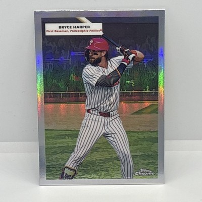 Mike Schmidt / Bryce Harper 1955 Topps Doubleheaders 2025 Chrome Platinum 55DH-4