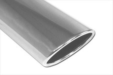 FOX Sportauspuff quer Kia Sportage JE, Bj. ab 2004, Endrohr 140x90mm oval re/li