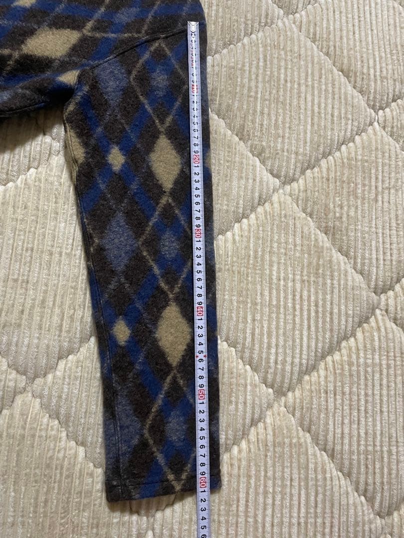 Engineered Garments Wool Jacket Blue Check Button… - image 7