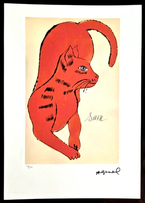 Andy Warhol - 50x35 cm - Limitierte Auflage Nr. 76/125 - Bild 1 von 4