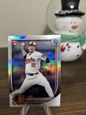 2025 Bowman Tomoyuki Sugano RC Chrome Red Rookie Redemption Rookie #41 Orioles